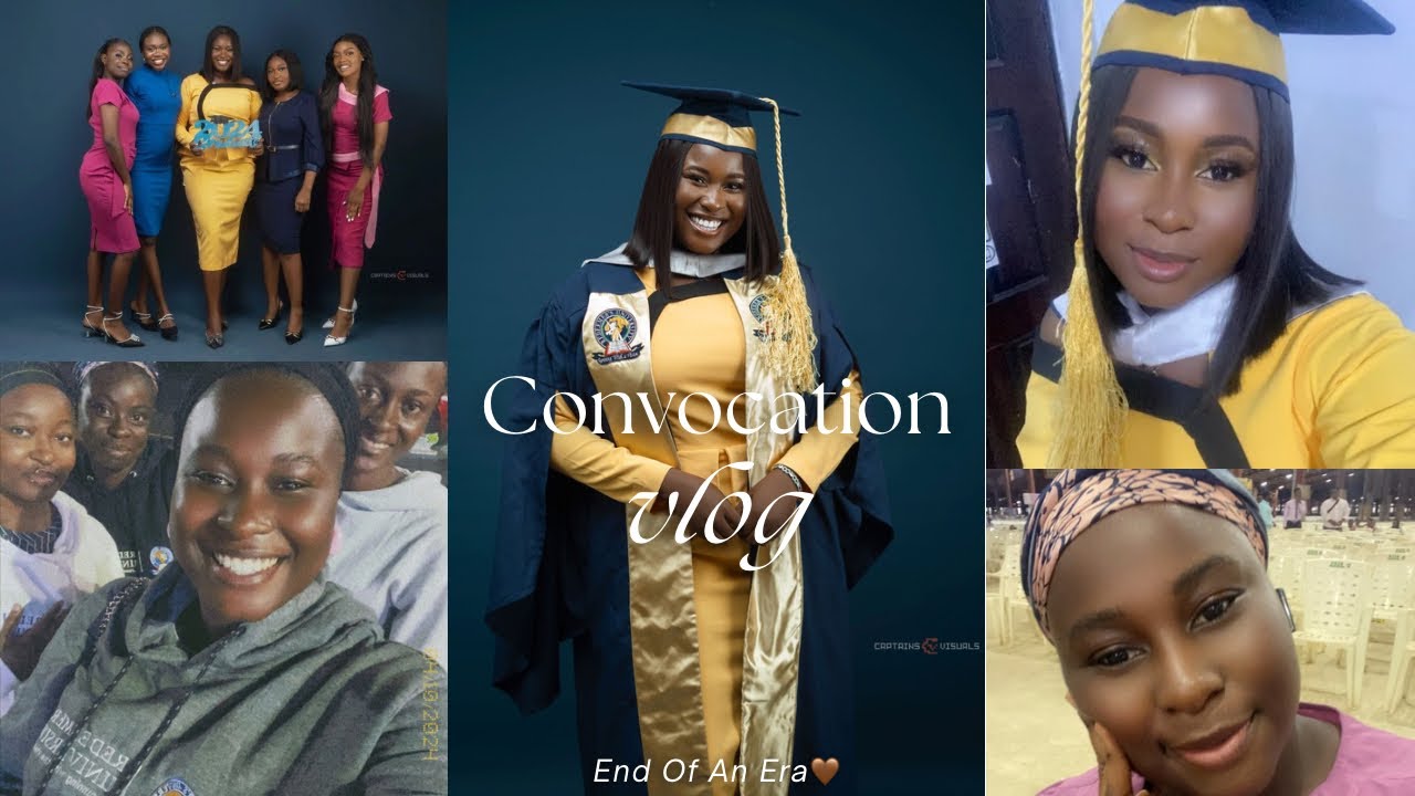 I GRADUATED👩‍🎓!| CONVOCATION WEEK, PHOTOSHOOT|REDEEMER’S UNIVERSITY GRADUATION VLOG