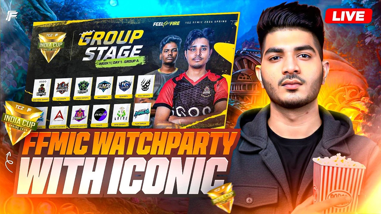 FFMIC WATCHPARTY WITH HUMBLE IGL FT. KILLER & UJJWAL             #FFMIC2026 #iconic  #teamelite #TEZ
