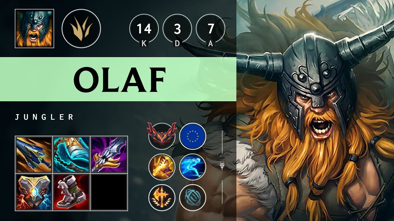 Olaf Jungle vs Jarvan IV - EUW Grandmaster Patch 25.18