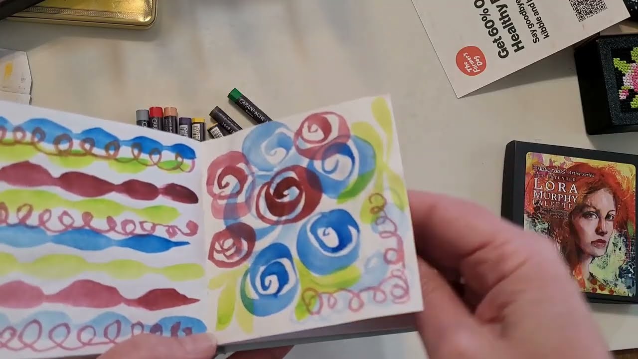 Small fun art haul, Neoart swatching, and art flip through!