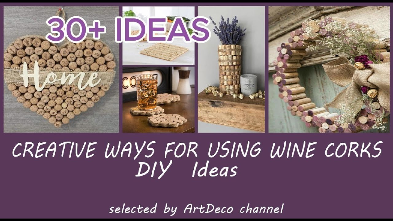 30+ DIY IDEAS FOR USING WINE CORKS#crafts#decoration#diyideas#diy