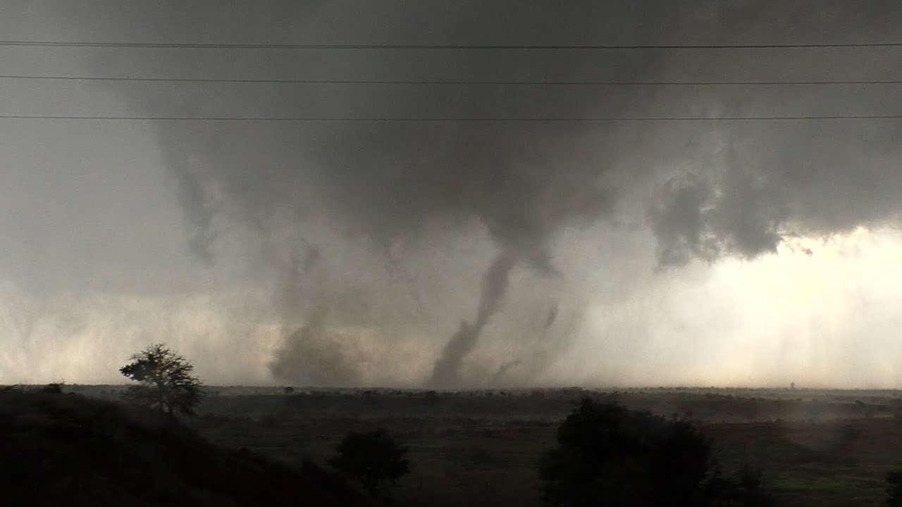 INSANE MULTI-VORTEX TORNADO West of Altus, OK (5/23/24)