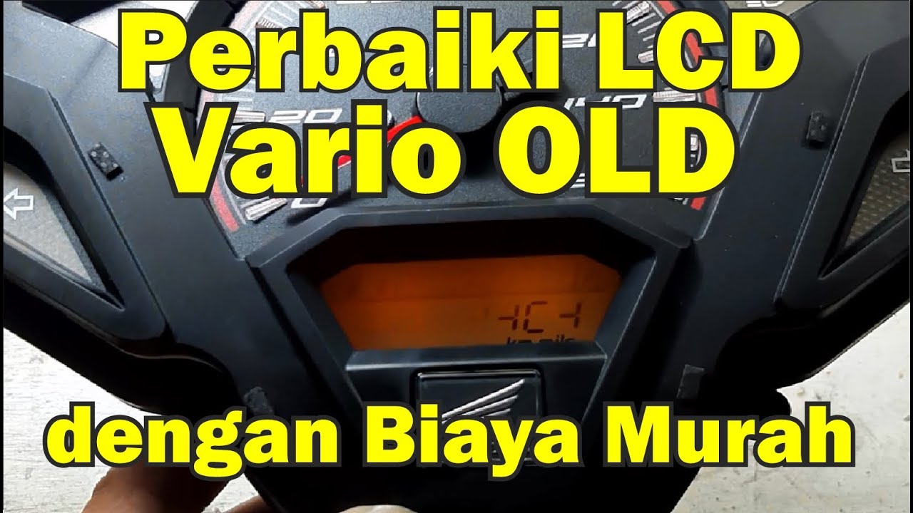 Cara Perbaiki LCD Speedometer VARIO OLD. LCD Rusak BLANK.