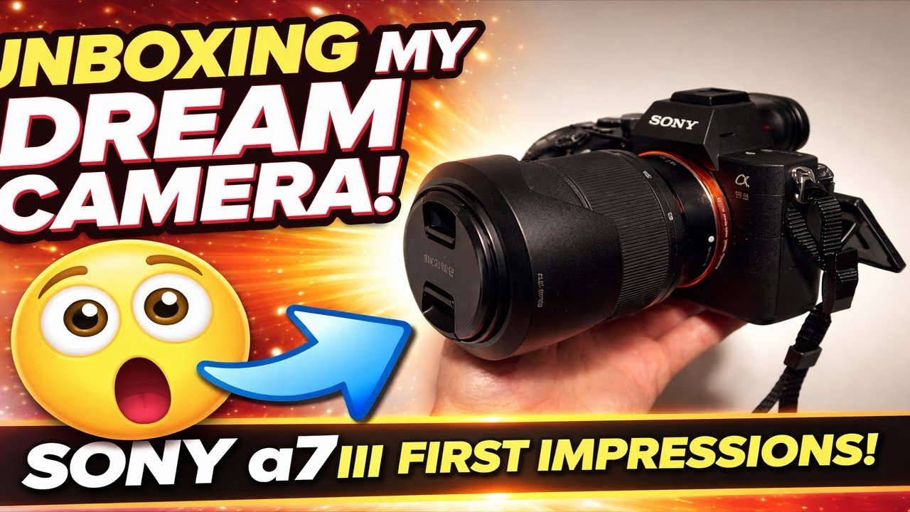 Unboxing My DREAM Camera – Sony a7III First Impressions!