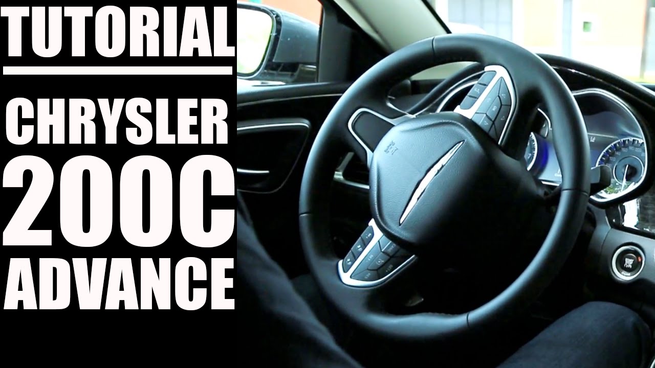 Tutorial: ¿Cómo se estaciona solo el Chrysler 200C Advance?