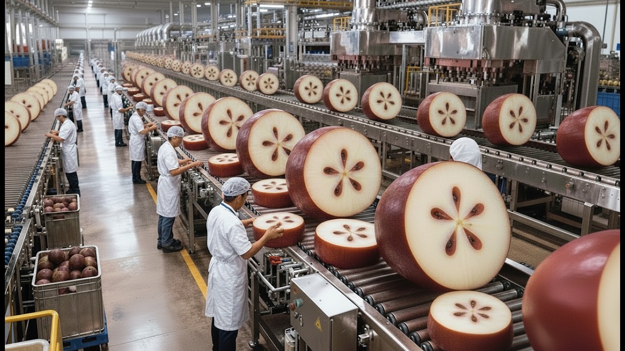 Inside the 320,000 LB U.S. Star Apple Processing Factory – The HYPNOTIC Production