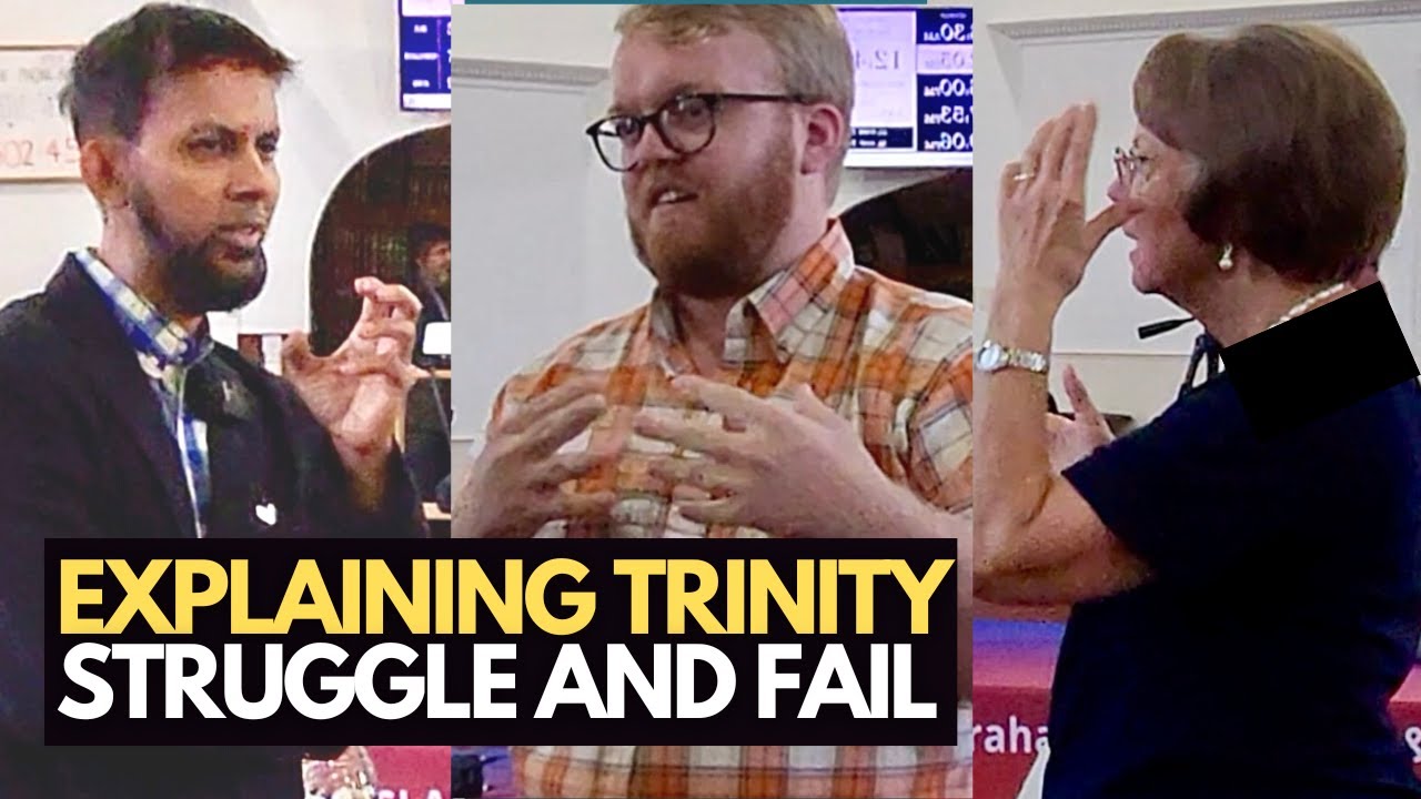 Christians STRUGGLE and FAIL to explain Trinity - may Allah guide them to Islam...Aameen