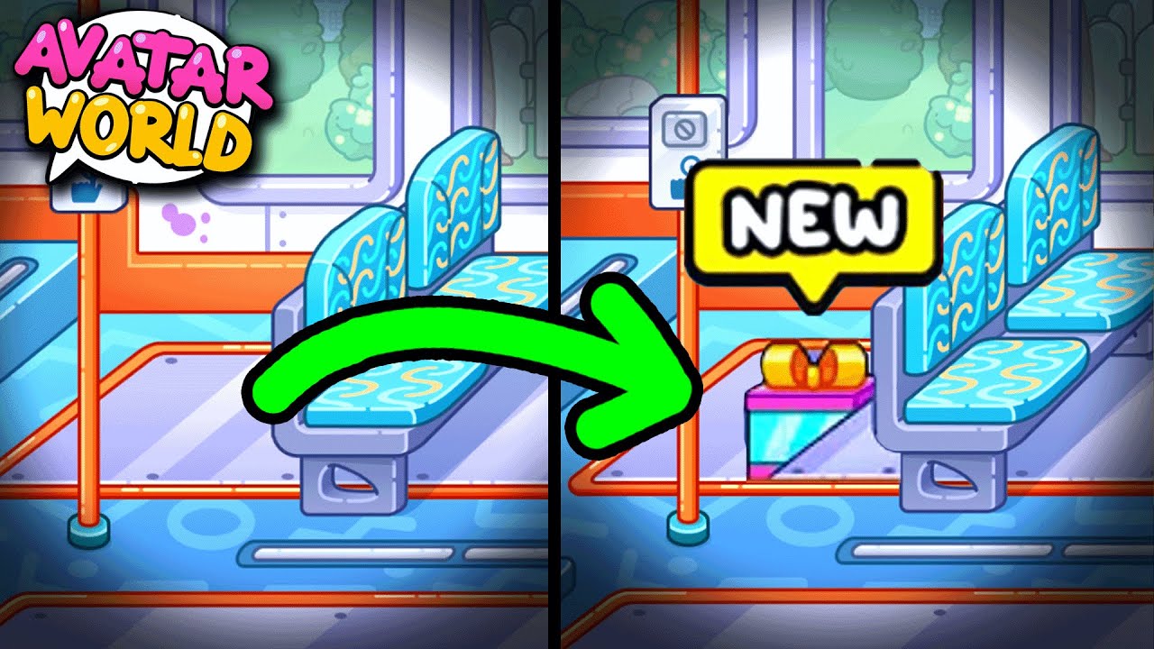 *NEW UPDATE* of SCHOOL BUS 🚌 in avatar world (all secrets)
