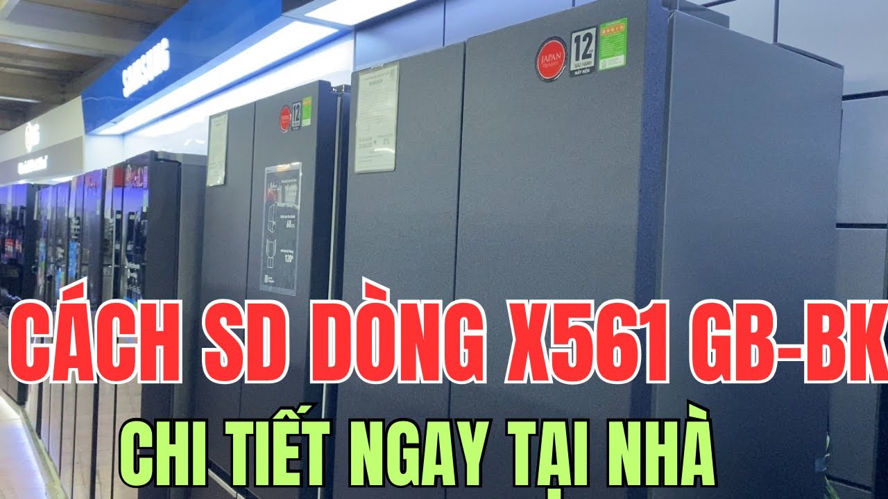 Hướng dẫn cách sử dụng tủ lạnh Panasonic NR-X561GB -BK chi tiết | Tuấn Long Vlog