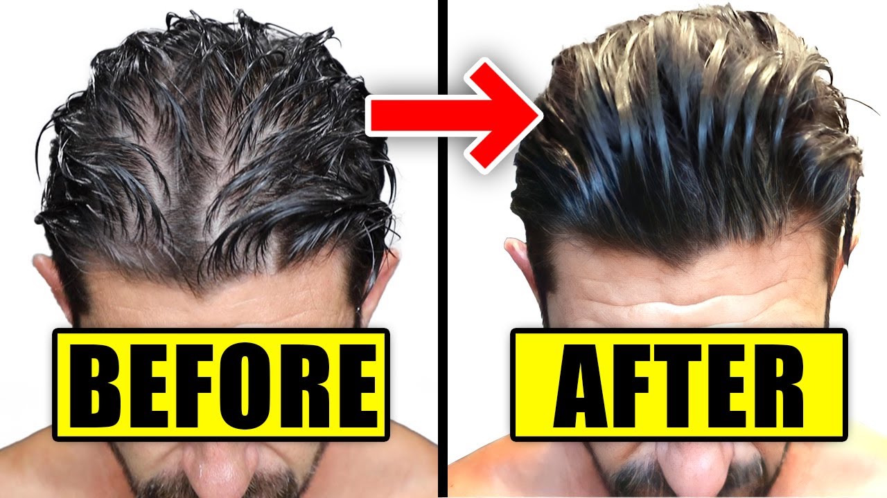 How I Naturally Grew THICKER Hair (10 Tips Every Man Should Try)