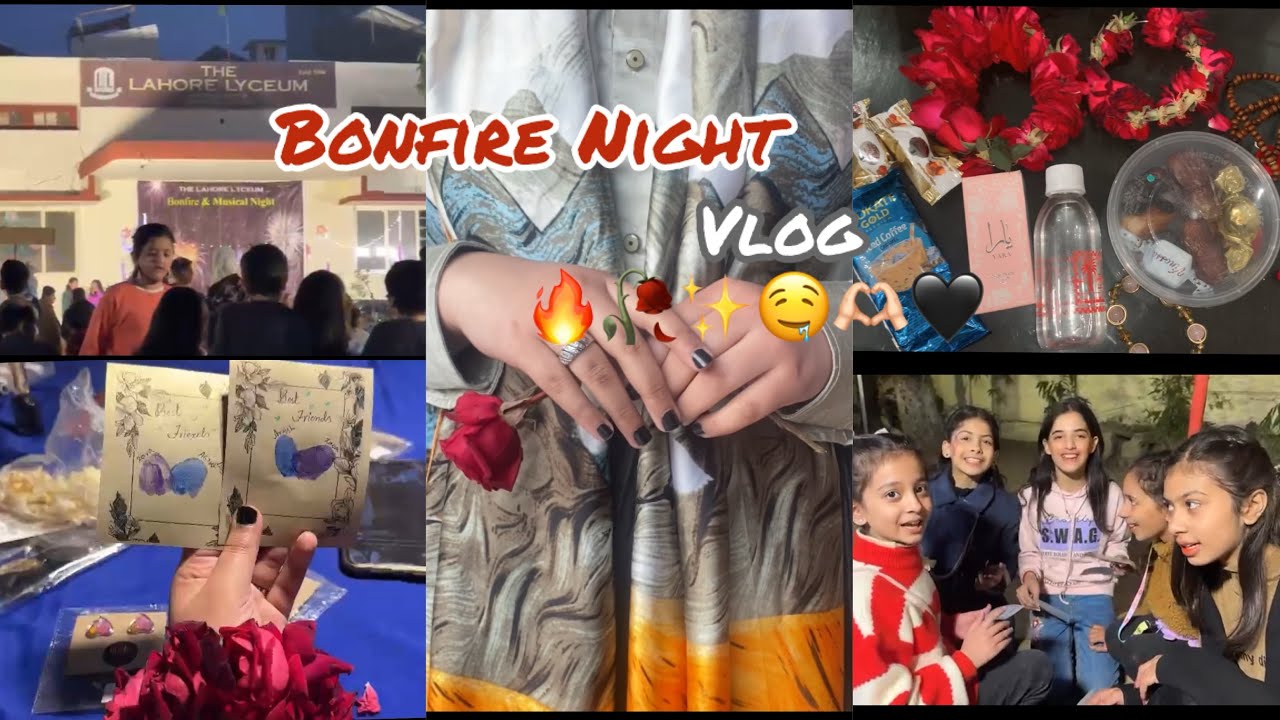 Bonfire Night🔥Bonfire Vlog🤤GRWM🖤Daily Vlog