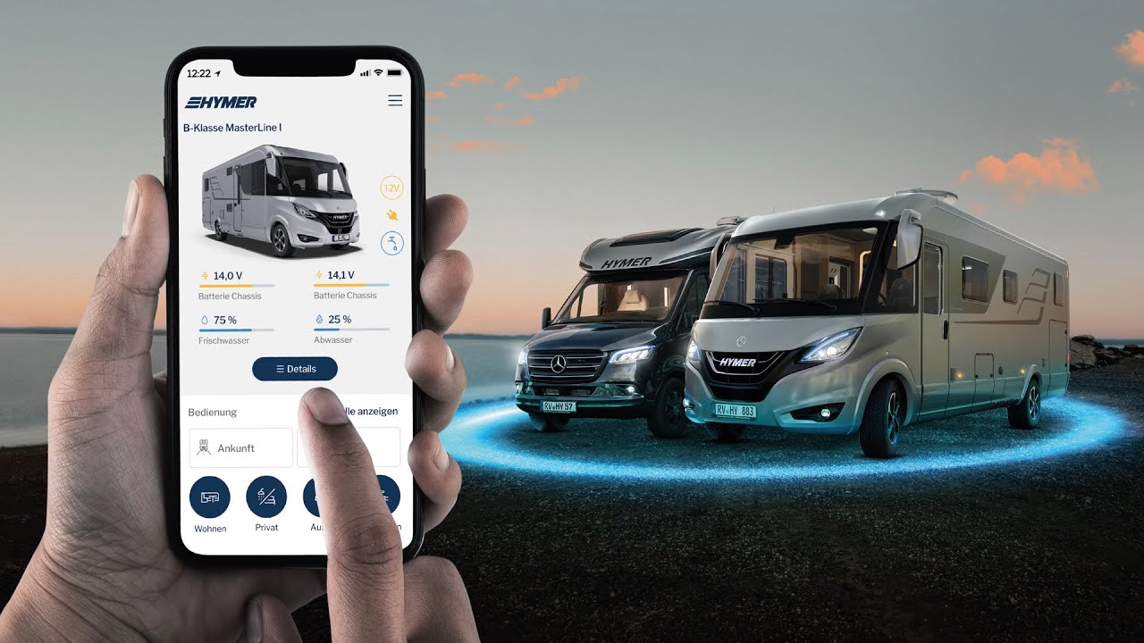 HYMER Connect App: The first smart ecosystem for the connected motorhome