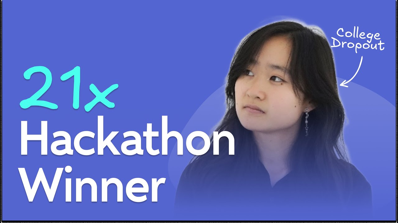 College Dropout Who Won 21 Hackathons (70% Win Rate) | Jia Chen