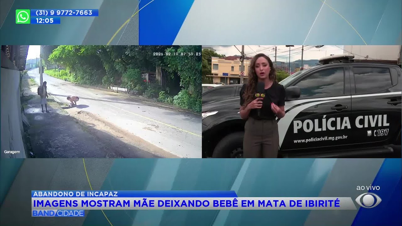 MÃE ABANDONA BEBÊ DE UM MÊS EM IBIRITE