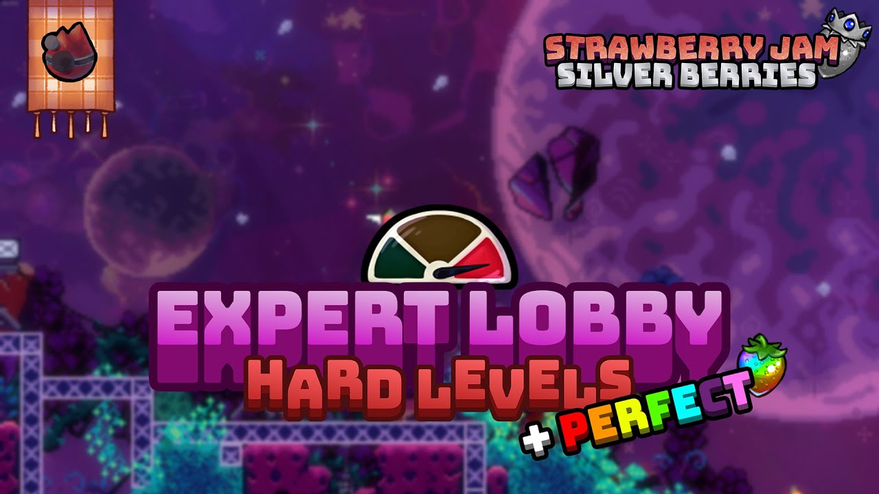 Celeste SJ Silvers | Expert Lobby Red levels Deathless + Rainbow Berry