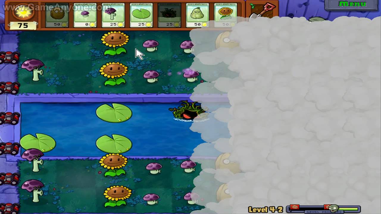 Plants Vs. Zombies HD - Level 4-2