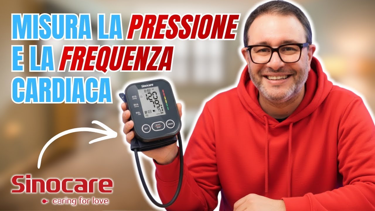 Sinocare MISURATORE di PRESSIONE: MONITORAGGIO professionale e PRECISIONE a casa tua