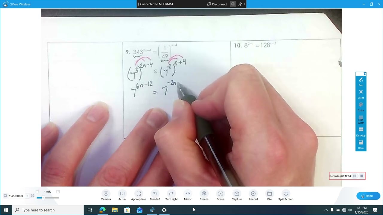 4.7 Solving Exponential Equations