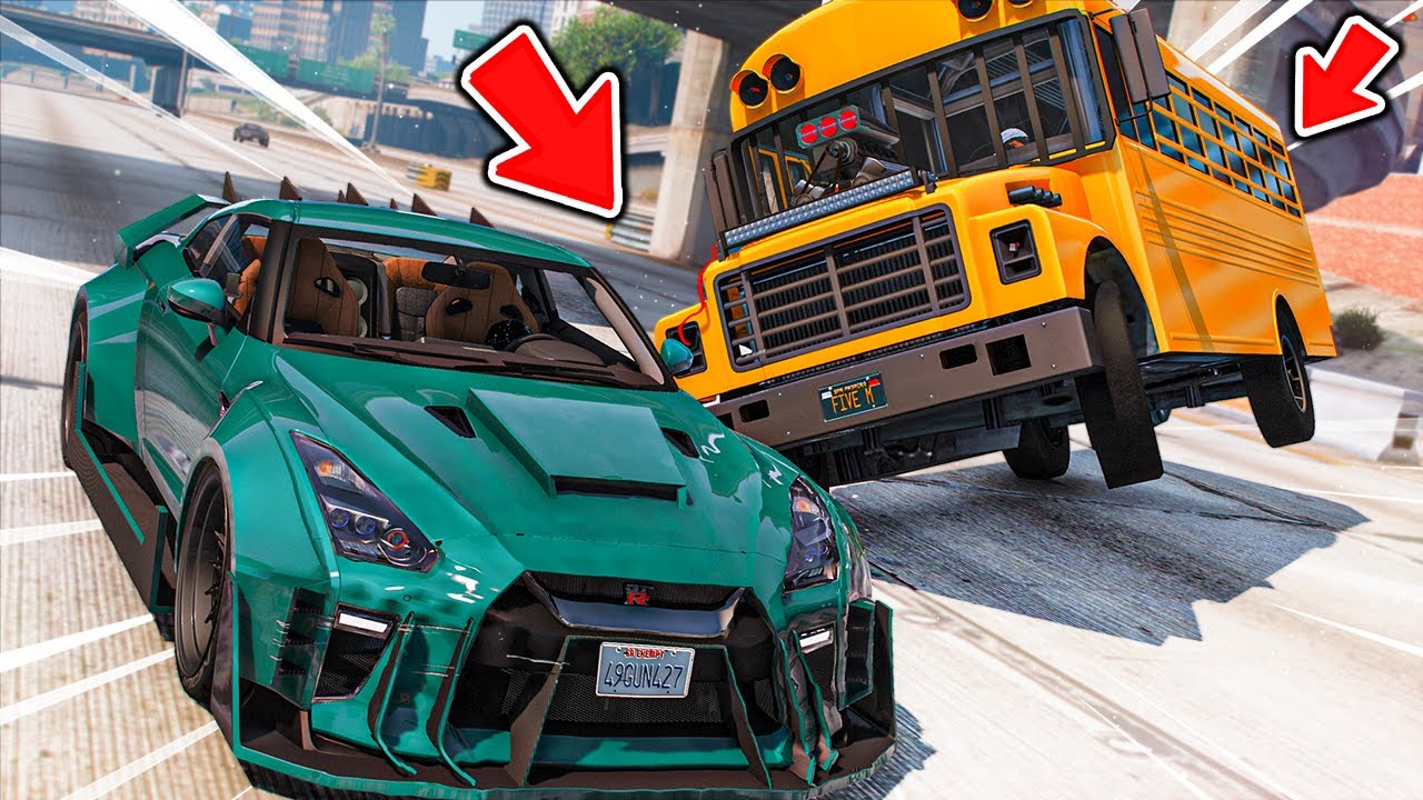 GTA V #2 ( الشاص السري ) : الباص المدمر يطاردني