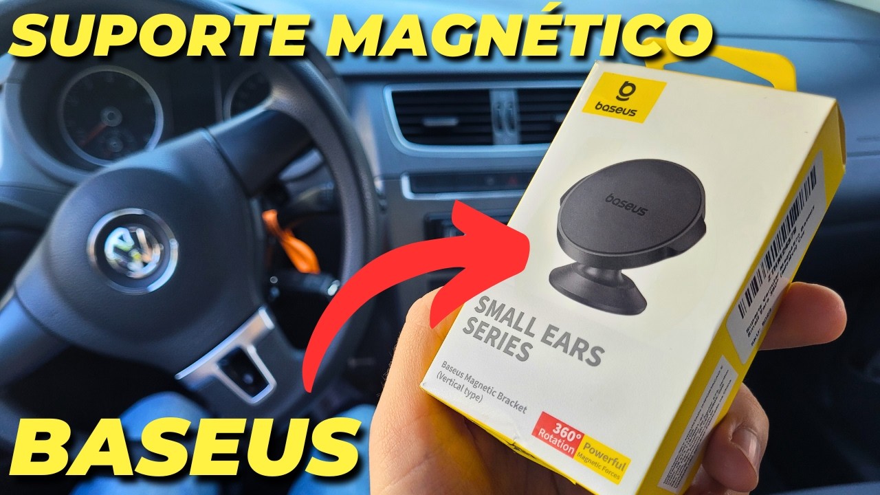 Suporte Veicular Magnético Baseus é Bom? Vale a pena comprar? | Baseus Small Ears Series