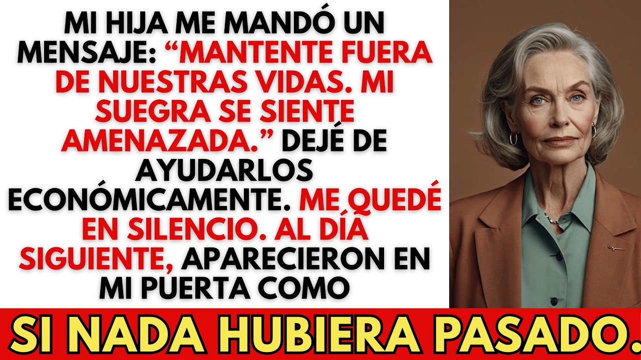 Mi Hija Me Mandó un Mensaje: ‘Mantente Fuera de Nuestras Vidas. Mi Suegra Se Siente Amenazada.