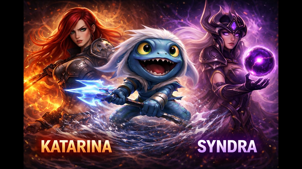 Fizz Vs Katarina & Syndra I Shanile