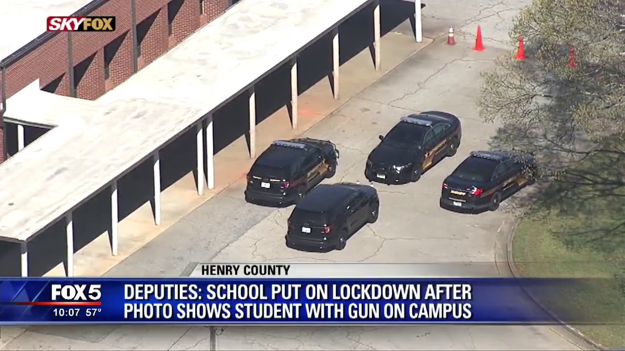 Deputies put school on lockdown during gun search