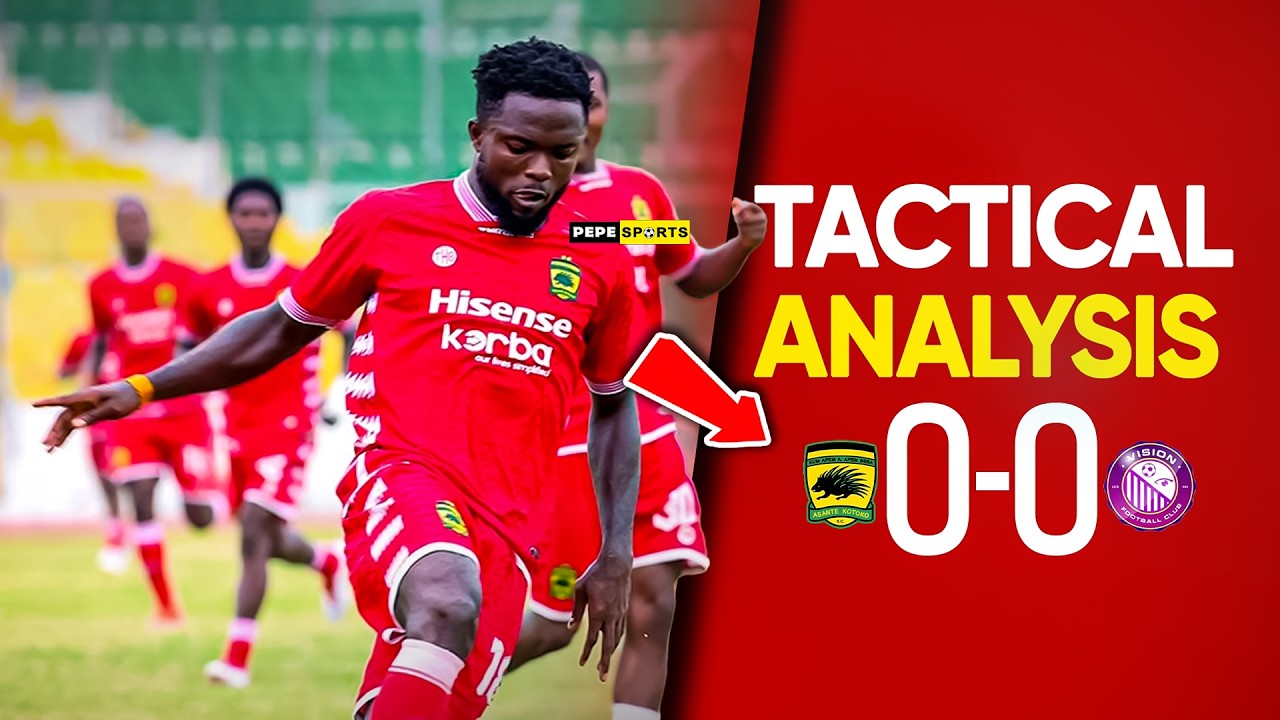 ASANTE KOTOKO 🇦🇹 0-0 VISION 🔥 WATCH HIGHLIGHTS PLUS TACTICAL ANALYSIS OF DISSAPOINTING DRAW 