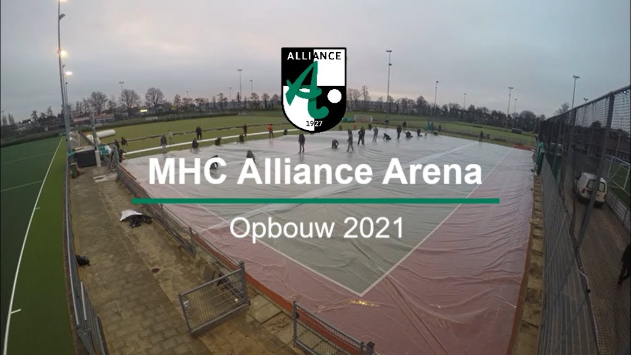 Opbouw MHC Alliance Arena 2021