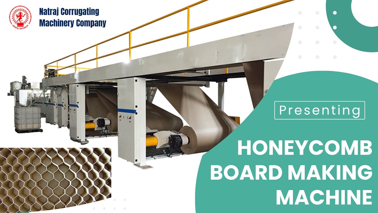 High Speed Honeycomb Board Making Machine | Rishi Nagpal Natraja Machinery | Full Demo