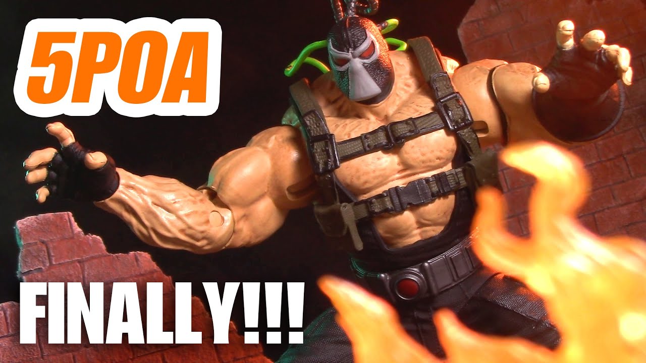 ГОТАМА РАСПЛАТА! McFarlane Toys DC Multiverse Knightfall Bane Megafig - Обзор фигурки 5POA