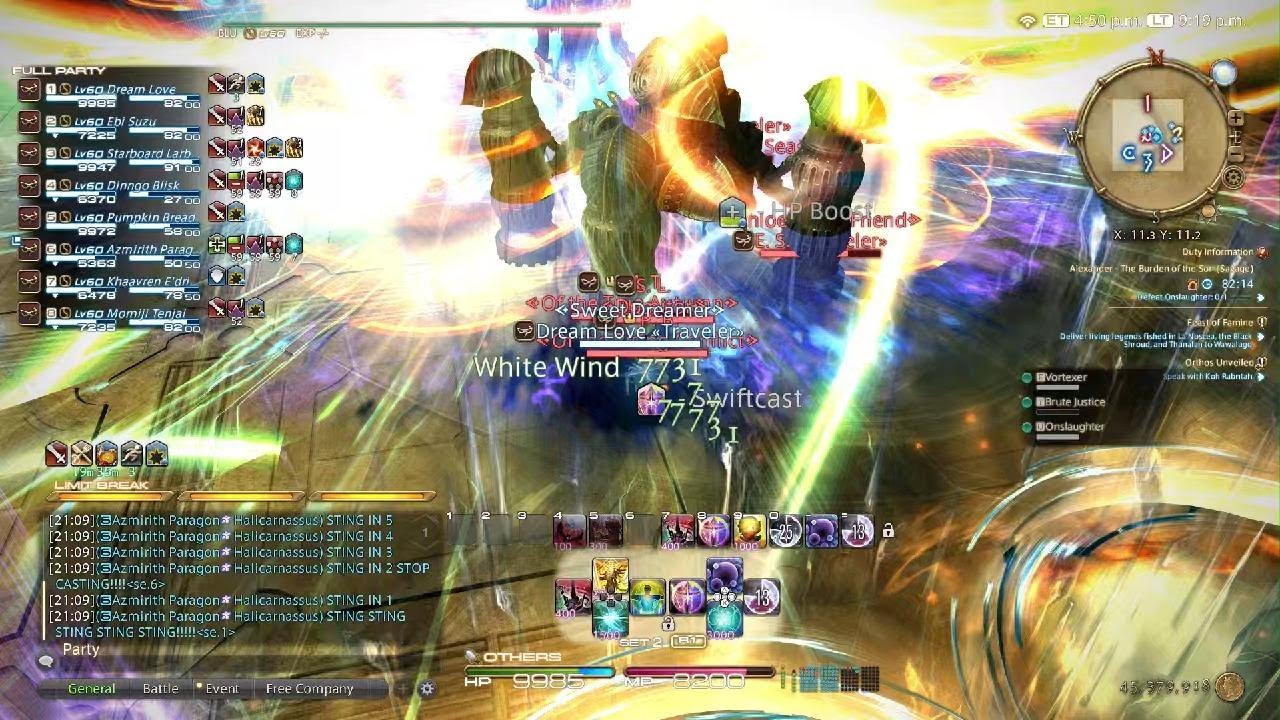 FFXIV | Blue Mage - A8S Gavel Skip - Dps Pov | 6.5