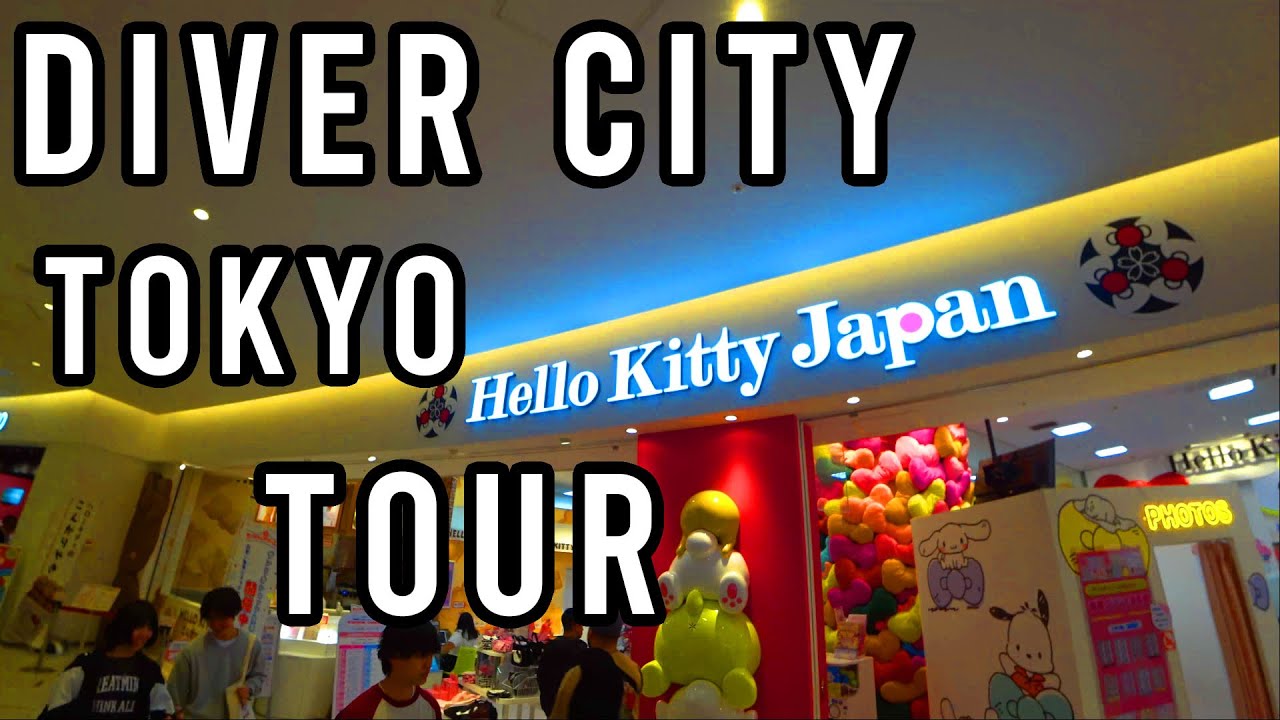 Exploring Odaiba Diver City Tokyo 🏙️ | Food, Hello Kitty, and Amazing Shops!