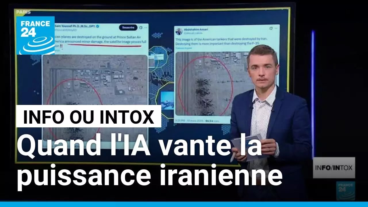 Guerre en Iran : quand l'IA vante la puissance iranienne • FRANCE 24