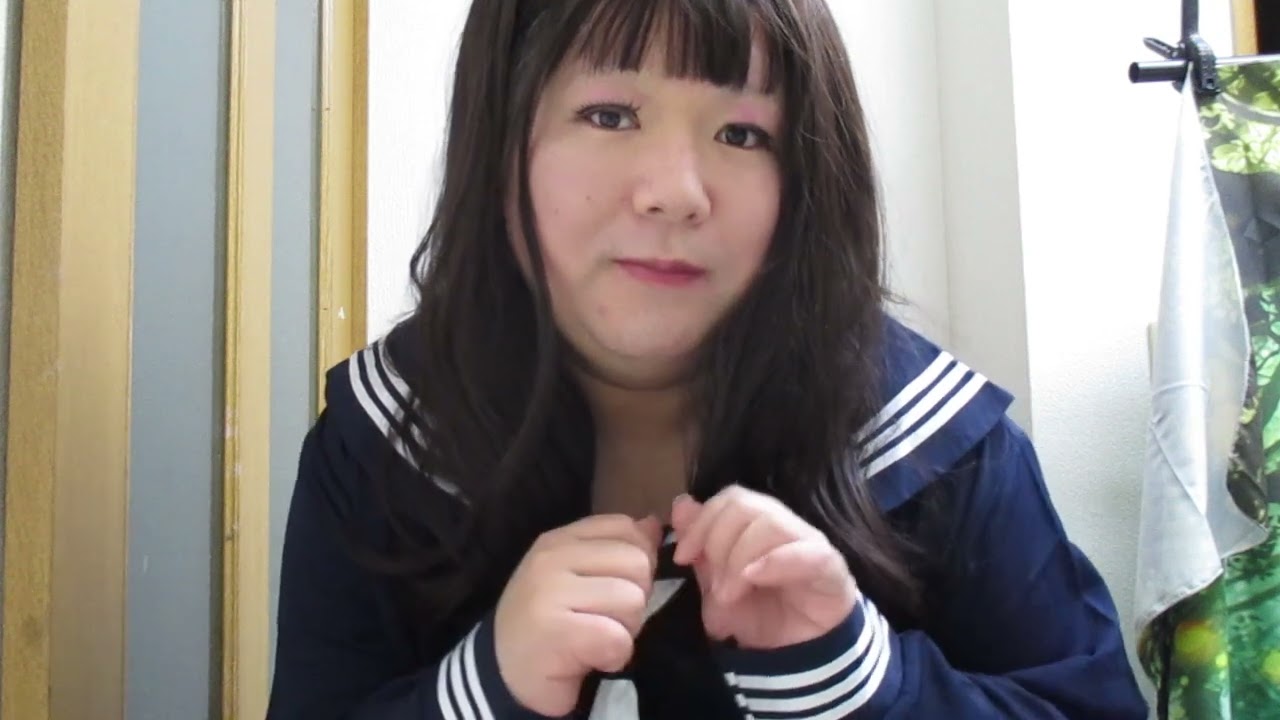 セーラー服を着てみました【冬服】