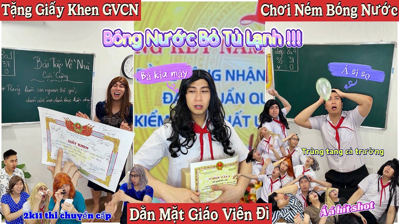Tổng Hợp Video Ngắn Học Sinh #171 : Tặng Giấy Khen GVCN, Chơi N&eacute;m B&oacute;ng Nước, Gi&aacute;o Vi&ecirc;n Đ&igrave; M&igrave;nh, 2k11