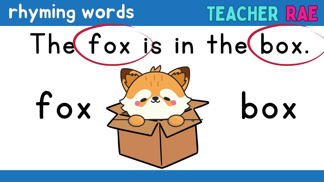 Can You Spot the Rhyming Words? | Rhyming Practice for Children