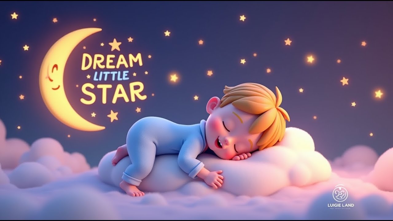 DREAM LITTLE STAR🌙 | Soothing Toddler Lullaby with Luigie | Sleep Music for Kids | Luigie Land