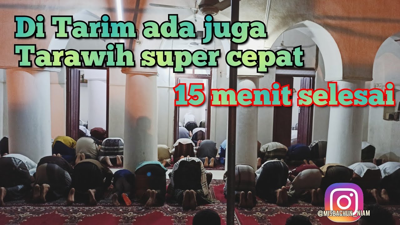 Di Tarim ada masjid yg Tarawihnya cepet banget, hanya 15 menit doang 😱 || Masjid shulthon #Ramadhan