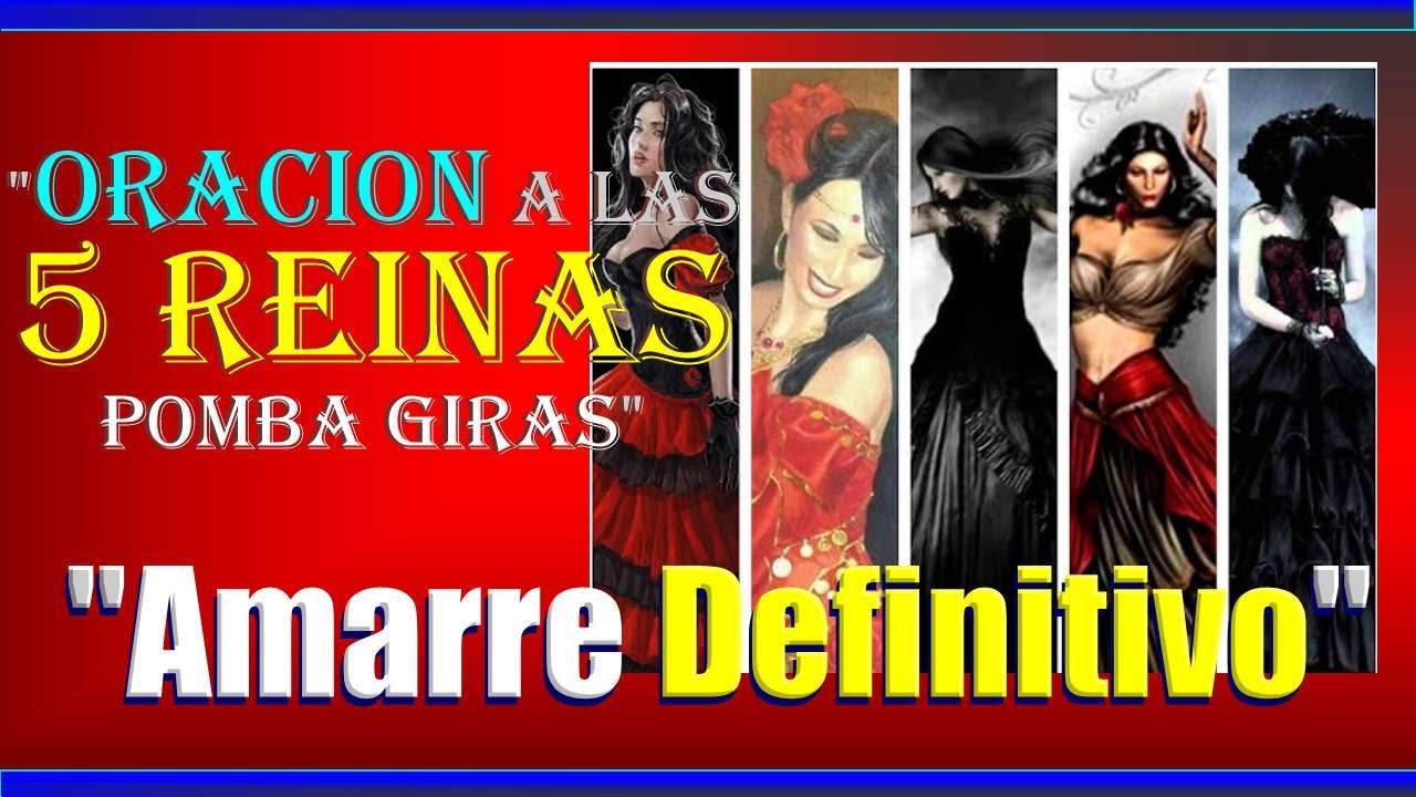 ORACION PACTO con 5 POMBA GIRAs 💚 para AMARRAR y DOMINAR al SER AMADO 💚