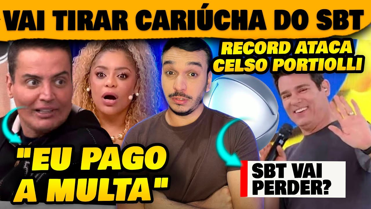 🚨Léo Dias vai tirar Cariúcha do SBT e levar pra Band, Record ataca Celso Portiolli o SBT liga alerta
