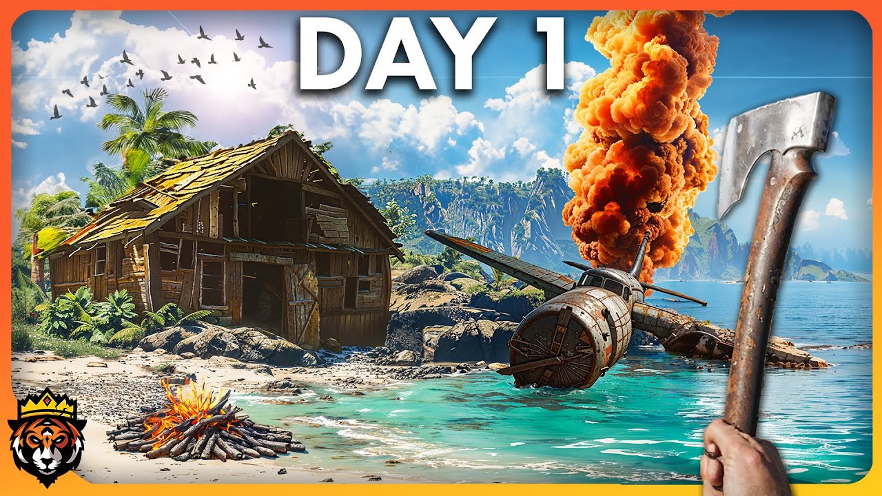 DAY 1 First Look at this GORGEOUS New Island Survival Game...