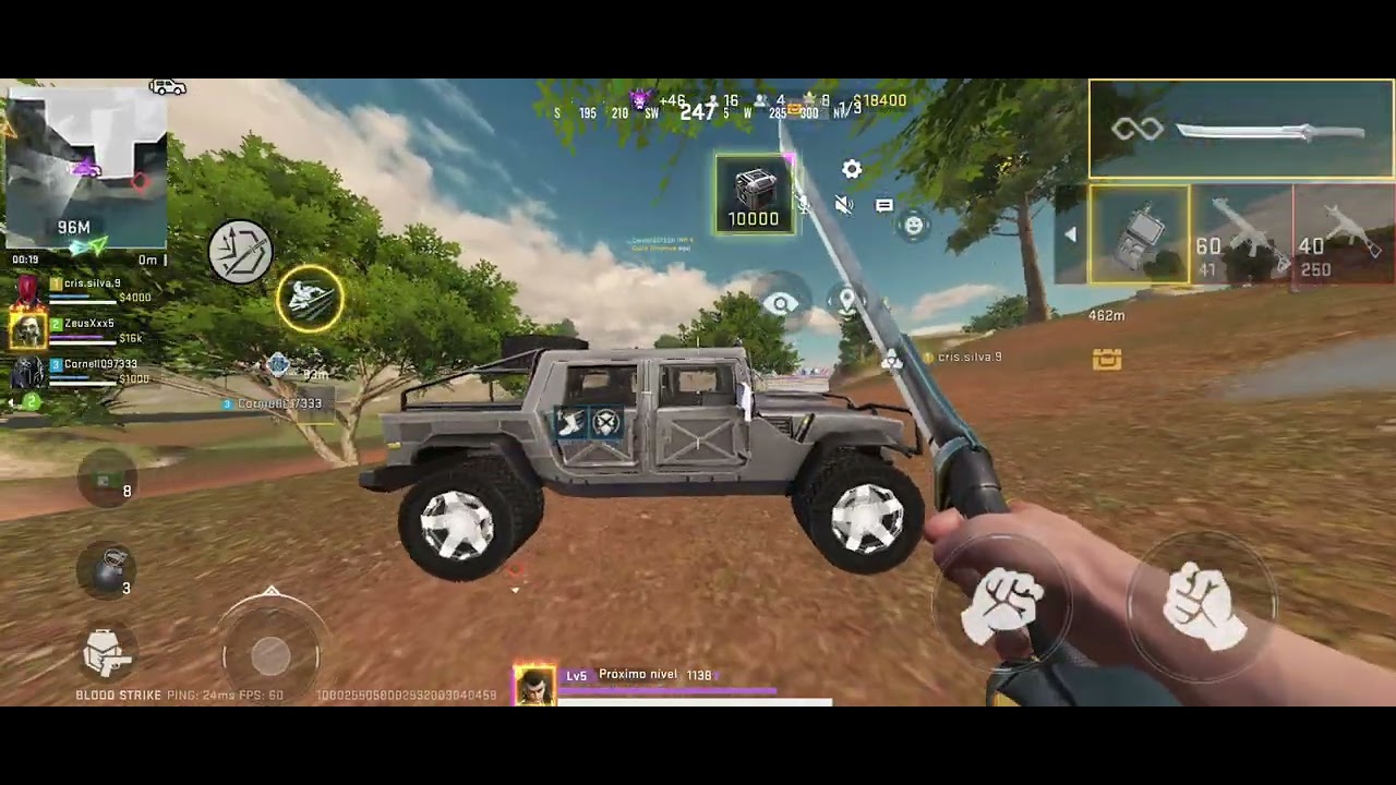 Jogando Blood Strike.