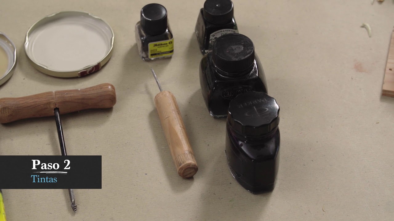 Dibujar en Casa.  Como dibujar con Caña un Árbol