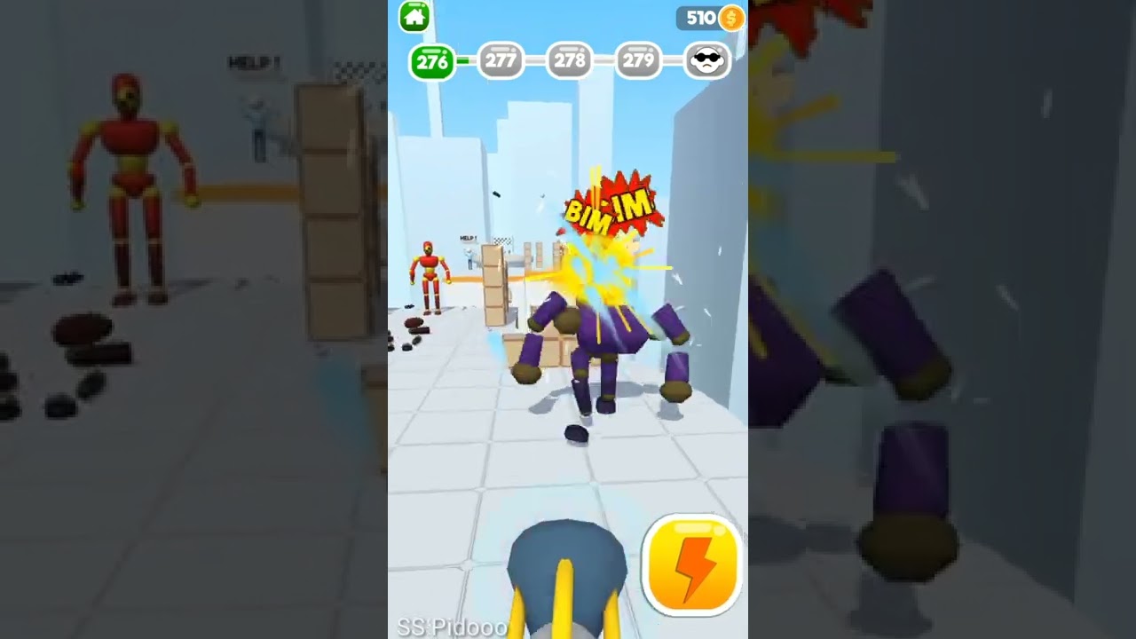 KNOCK'EM ALL! ALL Levels Gameplay (Lev -274)