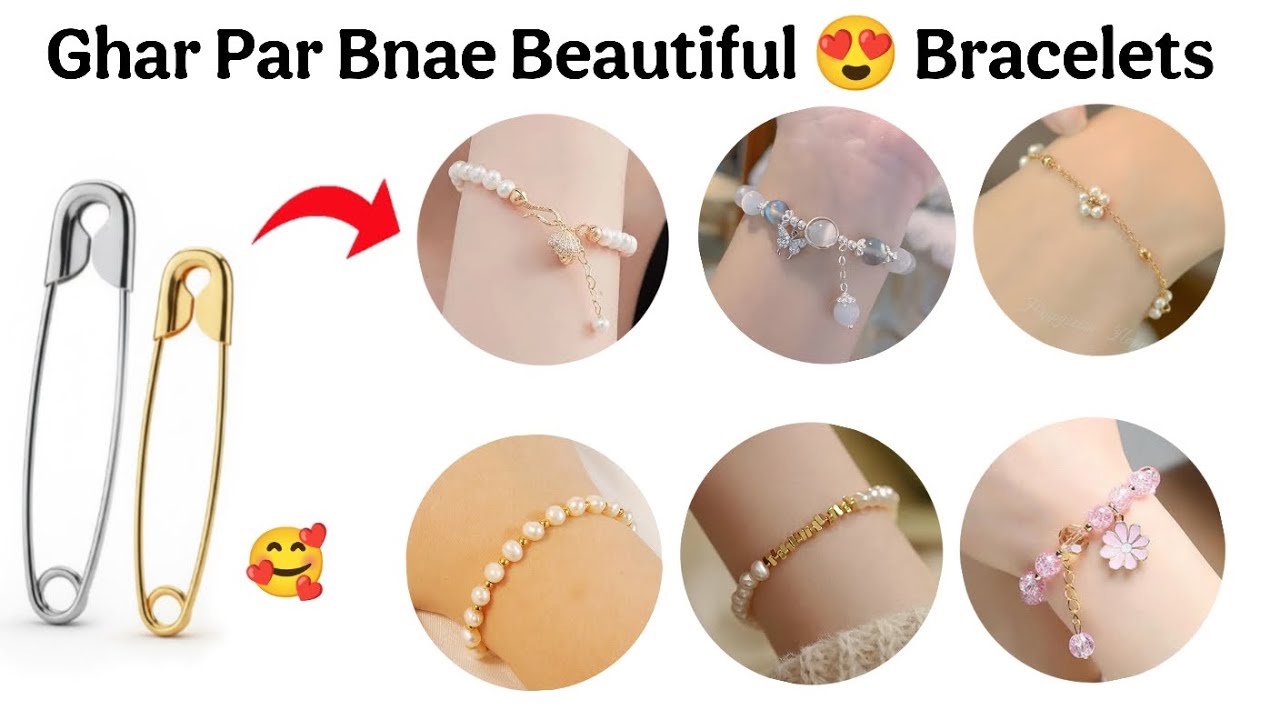 DIY Homemade Beautiful Bracelets😍🥰/how to make easy bracelet/Diy bracelet/easy making bracelet