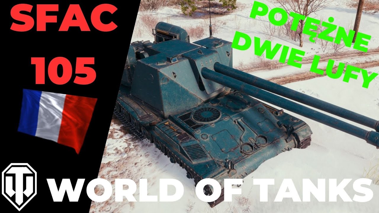 SFAC 105 - niszczyciel z najcelniejszym działem - World of Tanks