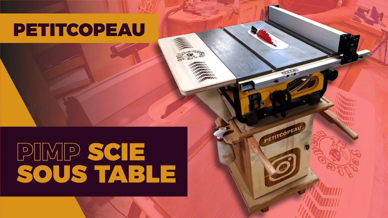 Je Pimp ma scie sur table Dewalt DW745 💪