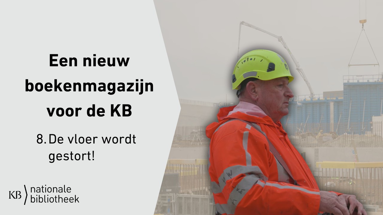 De vloer van het nieuwe boekenmagazijn wordt gestort! | KB nationale bibliotheek