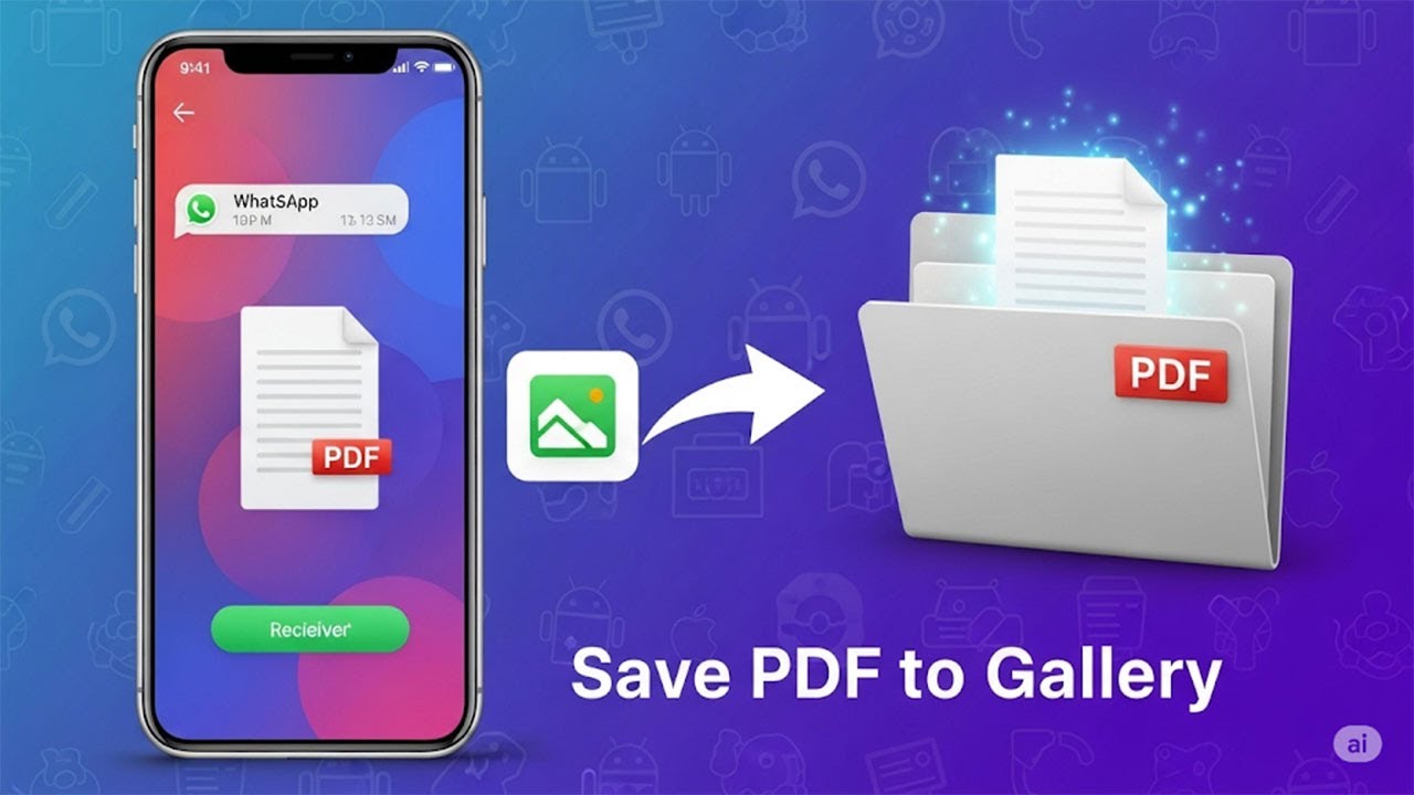 Как сохранить файл WhatsApp PDF в галерее телефона 2025